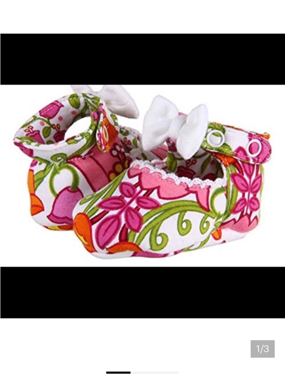 Vera Bradley baby 0–6 months Mary Jane soft shoes NIB Lilli Bell